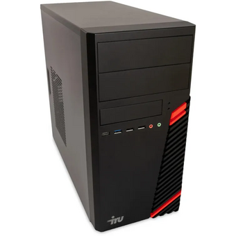  ПК IRU Planio 310H6SM (2162845) MT i3 12100F (3.3) 8Gb SSD256Gb GT610 2Gb без ОС GbitEth 400W черный (RUS) 