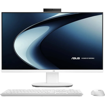  Моноблок Asus VM670KA-WPE026W (90PT0455-M007S0-Win11H)Full HD Ryzen AI 5 330 (2) 16Gb SSD512Gb RGr GbitEth WiFi BT клавиатура мышь Cam белый 1920x1080 