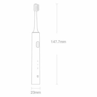  Электрическая зубная щетка Xiaomi Mijia Electric Toothbrush T200C Blue 2 сменные щетки и футляр для хранения 