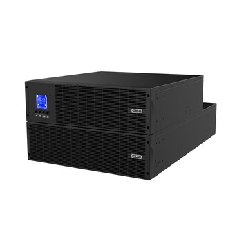  ИБП CBR Essence ESN-6000 RT Online 6000 (ESN-6KRT-6I-LCHERSC) VA/6000 W, Rack, 2 x C13, 4 x C19, 1 x TB + SA50, LCD, HID-USB, RS232, EPO, SNMP slot 