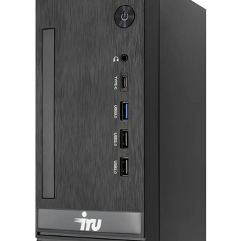  ПК IRU 310SC (2152525) SFF Cel G6900 (3.4) 8Gb SSD256Gb UHDG 710 Windows 11 Pro GbitEth 200W черный 