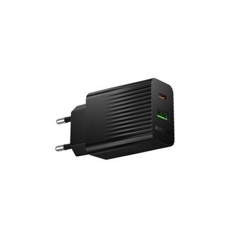  СЗУ Borofone BAS74A 1USB+1Type-C 3.0A PD 20W+QC3.0 быстрая зарядка для Type-C Type-C Black 