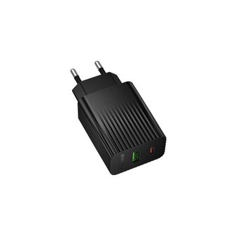  СЗУ Borofone BAS74A 1USB+1Type-C 3.0A PD 20W+QC3.0 быстрая зарядка для Type-C Type-C Black 