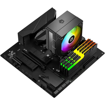  Кулер ID-COOLING SE-903-XT V2, 4-pin, RGB, 100мм, черный, retail 