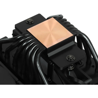  Кулер PcCooler RT720 TC ARGB BK Black (270W, 4-pin PWM, 157.5mm, Al/Cu, 7x6mm, 2x120mm, 73.32CFM, 34.9dBA, 2200RPM) 