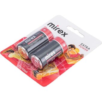  Батарейка Mirex R14/C 1,5V (23702-ER14-E2) 2 шт 