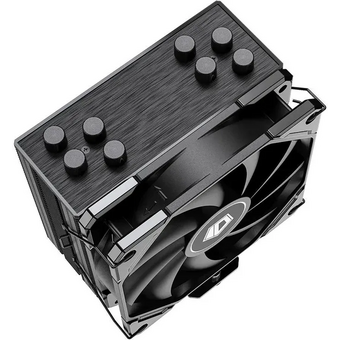  Кулер ID-Cooling SE-224-XTS (SE-224-XTS Black Bulk) Soc-AM5/AM4/1200/1700/1851 черный 4-pin 29dB Al+Cu 220W 650gr Bulk 