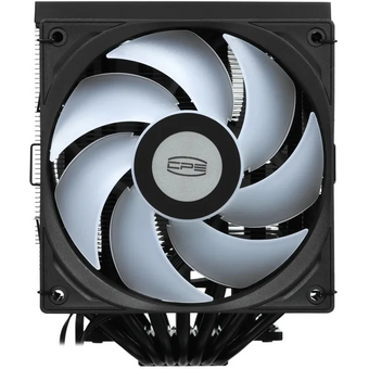  Кулер PcCooler RT720 TC ARGB BK Black (270W, 4-pin PWM, 157.5mm, Al/Cu, 7x6mm, 2x120mm, 73.32CFM, 34.9dBA, 2200RPM) 