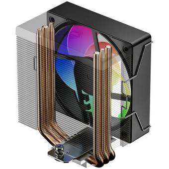  Кулер ID-COOLING SE-903-XT V2, 4-pin, RGB, 100мм, черный, retail 