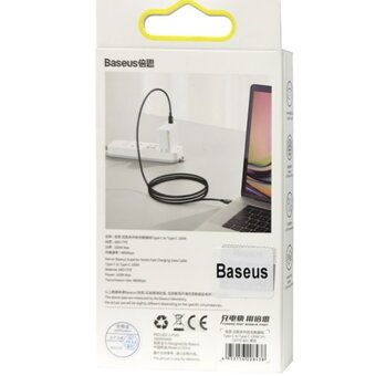  Кабель Baseus CATYS-B01 Type-C-Type-C Superior 100W 1м черный 