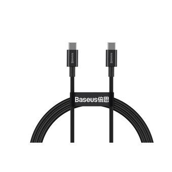  Кабель Baseus CATYS-B01 Type-C-Type-C Superior 100W 1м черный 