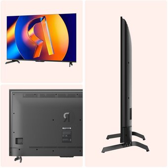  Телевизор ЯНДЕКС YNDX-00098 ТВ Станция MiniLED с Алисой черный 
