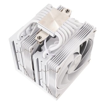  Кулер 1STPLAYER Frost Bite FB12DS-7 White / 7HPx6mm, dual tower, 270W TDP, 2x120mm fans, 800-2300 RPM, 70.15 CFM, 34.8 dBA 