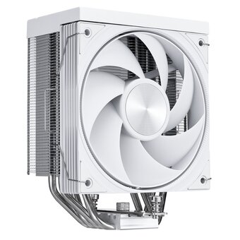  Кулер 1STPLAYER Frost Bite FB12-4 White / 4HPx6mm, single tower, 210W TDP, 1x120mm fan, 800-2300 RPM, 70.15 CFM, 34.8 dBA 