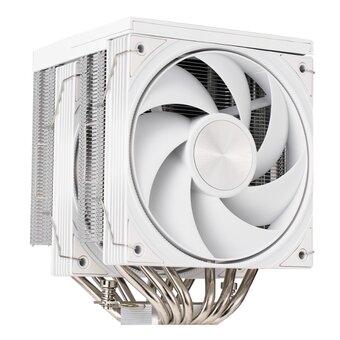  Кулер 1STPLAYER Frost Bite FB12DS-6 White / 6HPx6mm, dual tower, 250W TDP, 2x120mm fans, 800-2300 RPM, 70.15 CFM, 34.8 dBA 