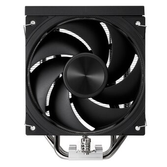  Кулер 1STPLAYER Frost Bite FB12-4 Black / 4HPx6mm, single tower, 210W TDP, 1x120mm fan, 800-2300 RPM, 70.15 CFM, 34.8 dBA 