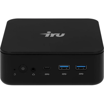  Неттоп iRU Planio 325 (2180266) AMD Ryzen 5 3500U, DDR4 8ГБ, 512ГБ SSD, AMD Radeon Vega 8, Windows 11 Pro, черный 