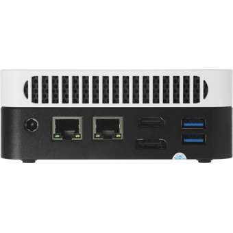  Неттоп Chuwi LarkBox X (2146778) i3 1220P (1.5) 8Gb SSD256Gb UHDG Windows 11 Pro 2xGbitEth WiFi BT 65W черный/белый 