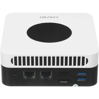 Неттоп Chuwi LarkBox X (2146778) i3 1220P (1.5) 8Gb SSD256Gb UHDG Windows 11 Pro 2xGbitEth WiFi BT 65W черный/белый 