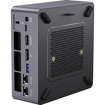  ПК Мини Chuwi AuBox (2121488) Ryzen AI 9 365 (2) 32Gb SSD1Tb Radeon 880M Windows 11 Pro 2x2.5GbitEth WiFi BT 120W серебристый/черный 