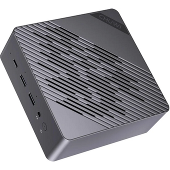  ПК Мини Chuwi AuBox (2121488) Ryzen AI 9 365 (2) 32Gb SSD1Tb Radeon 880M Windows 11 Pro 2x2.5GbitEth WiFi BT 120W серебристый/черный 