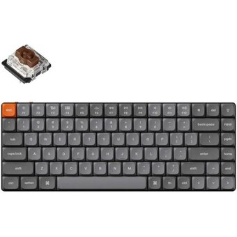  Беспроводная клавиатура Keychron K3 Max (K3M-H3) 84 клавиши, RGB-подсветка, Gateron Brown Switch 