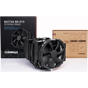  Кулер Noctua NH-D15 chromax.black LGA 1700/1200/115X/2011/-3/2066/AM4/AM5 TDP 183Вт Black RTL 