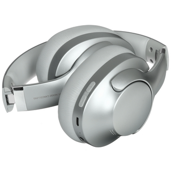  Беспроводные наушники Deppa 44303 Stereo Ultra ANC, BT 5.4, ANC/ENC, 500мАч серебристый 