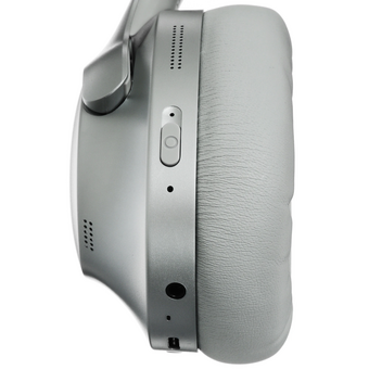 Беспроводные наушники Deppa 44303 Stereo Ultra ANC, BT 5.4, ANC/ENC, 500мАч серебристый 