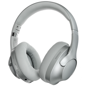  Беспроводные наушники Deppa 44303 Stereo Ultra ANC, BT 5.4, ANC/ENC, 500мАч серебристый 