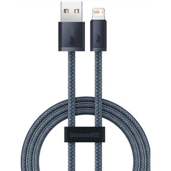  Кабель Baseus CALD000416 Dynamic Series Fast Charging Data Cable USB to iP 2.4A 1m Slate Gray 