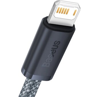  Кабель Baseus CALD000416 Dynamic Series Fast Charging Data Cable USB to iP 2.4A 1m Slate Gray 