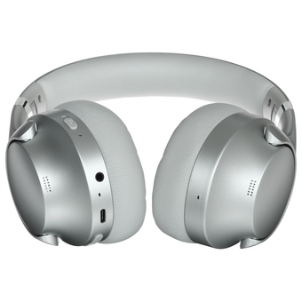 Беспроводные наушники Deppa 44303 Stereo Ultra ANC, BT 5.4, ANC/ENC, 500мАч серебристый 