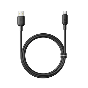  Кабель Baseus P10377703113-00 USB-Type-C Silky Series 100W 1м черный 