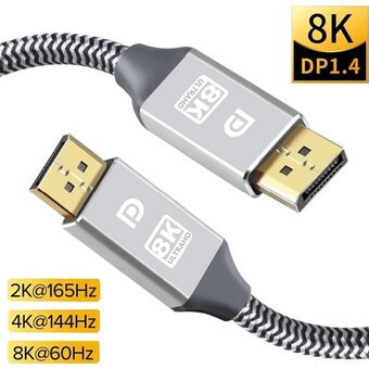  Кабель TELECOM TCG750-5M DisplayPorVer 5.0м, 1.4 8K, 60Гц чёрный 