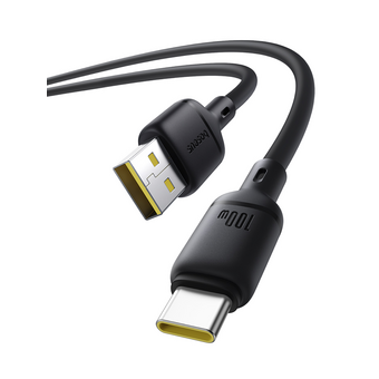  Кабель Baseus P10377703113-00 USB-Type-C Silky Series 100W 1м черный 