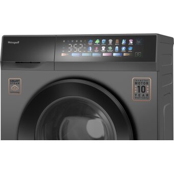  Стиральная машина Weissgauff WM 39107 Full Touch Inverter Steam Grey 