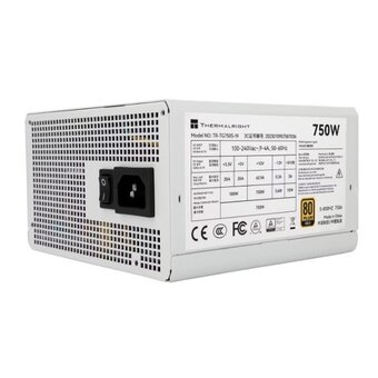  Блок питания Thermalright TR-TG750S-W 750W 80+ Gold (ATX, 3.0, PCIe 5.0, Non-modular, 1x24(20+4)pin, 1xCPU 8(4+4)pin) 