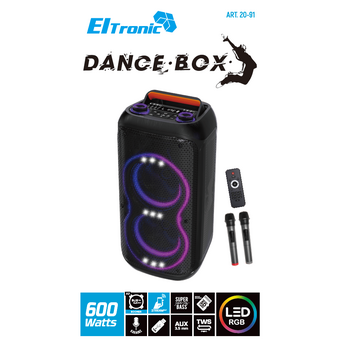  Портативная акустика ELTRONIC 20-91 Dance Box 600 