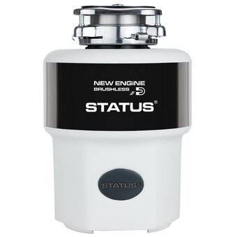  Измельчитель пищевых отходов Status Next 400 Белый чёрный металлик 