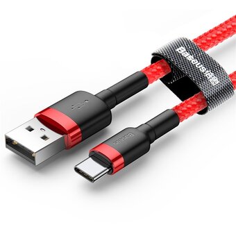  Кабель Baseus CATKLF-B09 USB-Type-C Cafule 3A 1м красный 