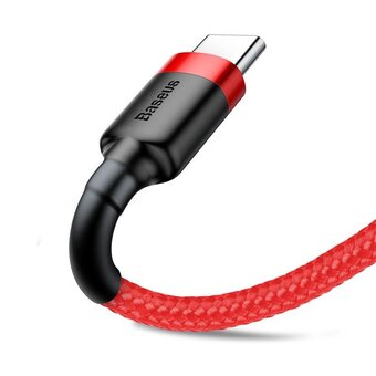  Кабель Baseus CATKLF-B09 USB-Type-C Cafule 3A 1м красный 