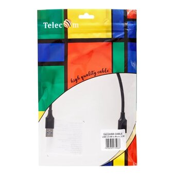  Кабель TELECOM TUS712-0.3M соединительный USB 3.0 Am-microBm 0.3m 