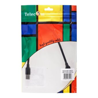  Кабель соединительный TELECOM TUS715-0.3M USB 3.0 Am-Am 0.3m 