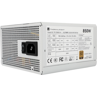  Блок питания Thermalright TR-TG850S-W 850W 80+ Gold (ATX, 3.0, PCIe 5.0, Non-modular, 1x24(20+4)pin, 1xCPU 8(4+4)pin) 