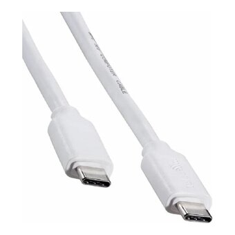  Кабель TELECOM TUS719W-1.2M USB3.2 Type-C(M)-Type-C(M) 4K, High-Speed Data 10Gbps, 60W, 1.2 метра белый 