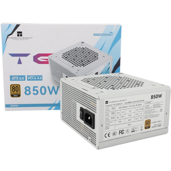  Блок питания Thermalright TR-TG850S-W 850W 80+ Gold (ATX, 3.0, PCIe 5.0, Non-modular, 1x24(20+4)pin, 1xCPU 8(4+4)pin) 