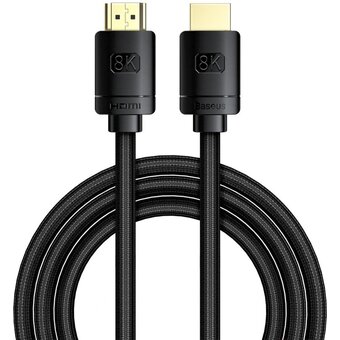  Кабель Baseus CAKGQ-K01 High Definition Series HDMI 8K to HDMI 8K Adapter Cable 2m Black 