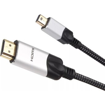  Кабель-переходник VCOM CG615M-1.8M miniDP (M)-HDMI M 4K 60Hz 1.8m 