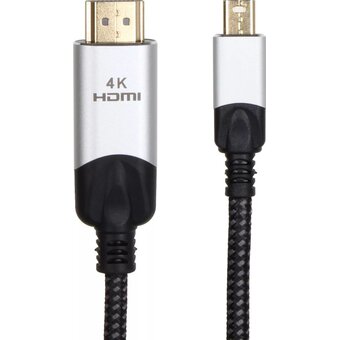  Кабель-переходник VCOM CG615M-1.8M miniDP (M)-HDMI M 4K 60Hz 1.8m 